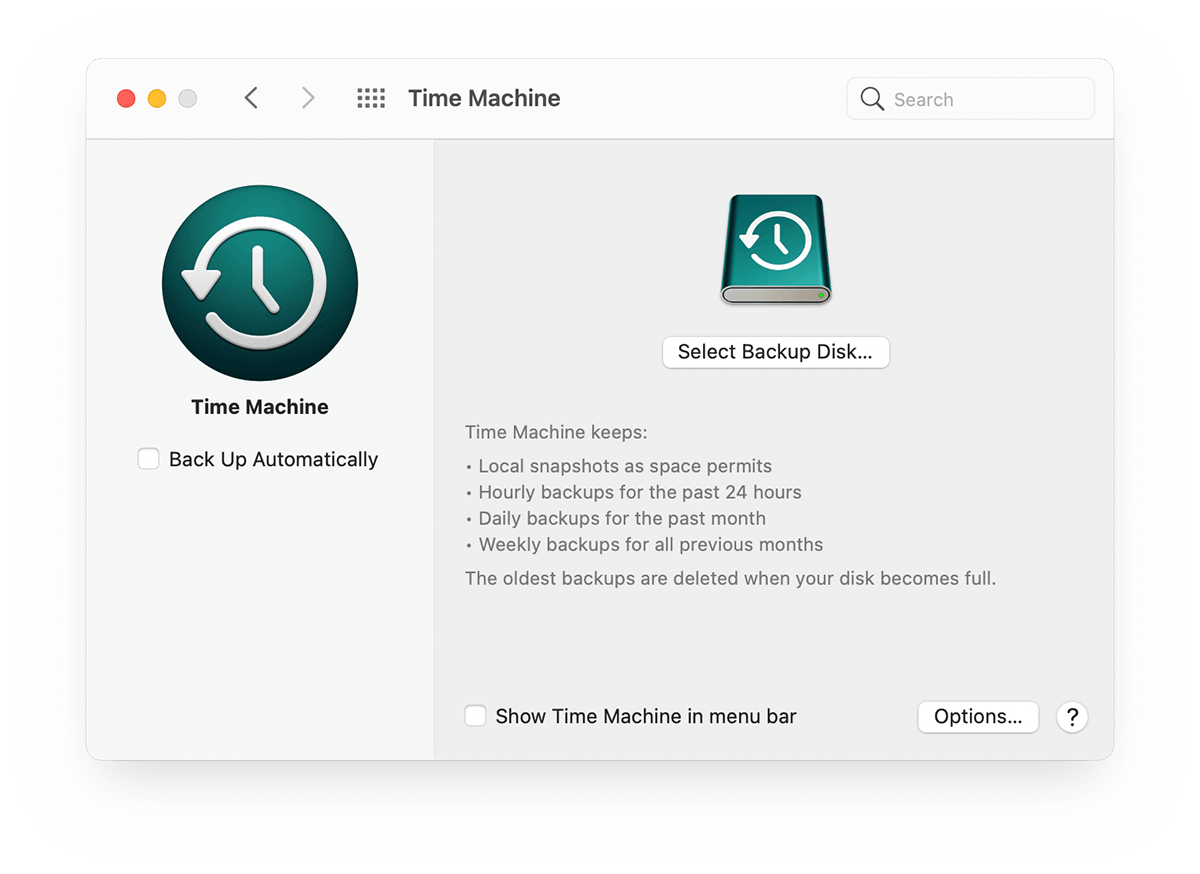 backup your mac